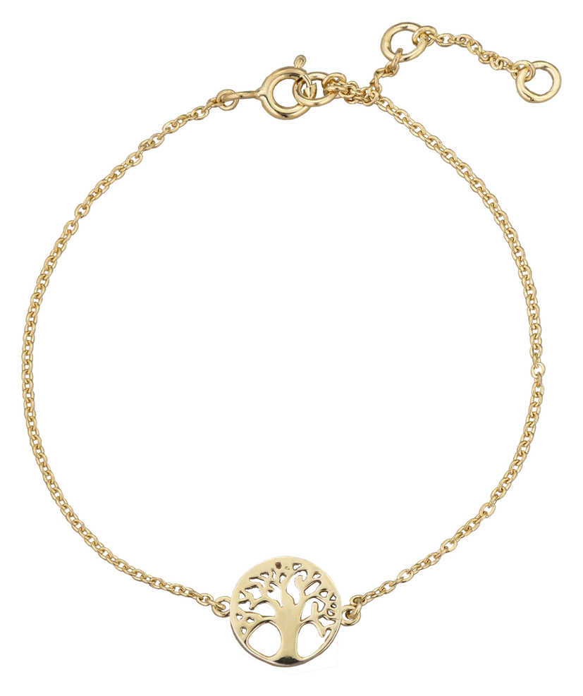 Armbånd Livets Træ Forgyldt Sterling Sølv 16 + 3 cm 03104309-16