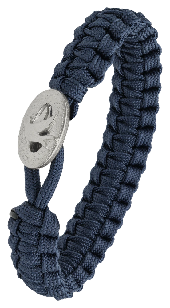 Armbånd Blå med Sterling Sølv Fredsdue Lås 1604-FSTS-Blu-S01