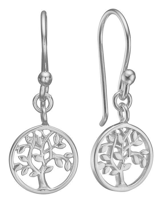 Ørehænger Livets Træ Sterling Sølv 1670-S-S19 — Produktfoto