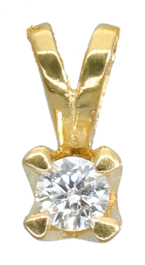Elya Vedhæng 8 Karat Guld Med 0,10ct W/VS Labgrown Diamant 1680-LG-G8-0,10
