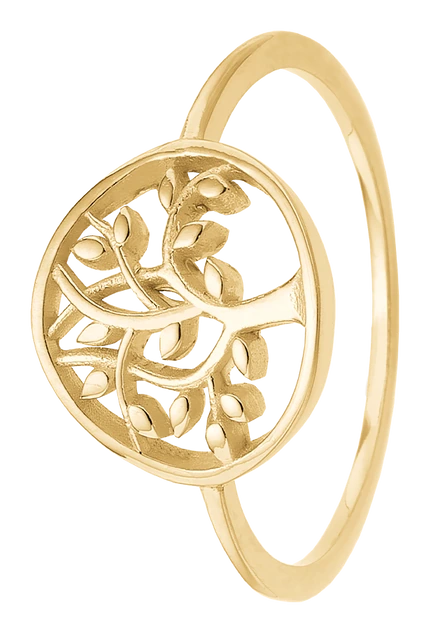 Ring Livets Træ 8 Karat Guld 1800-G8-19