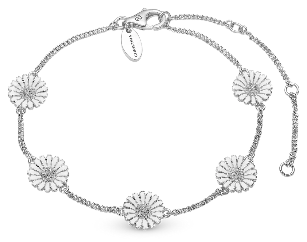 Marguerits Armbånd i sterlingsølv 601-S45 — Produktfoto