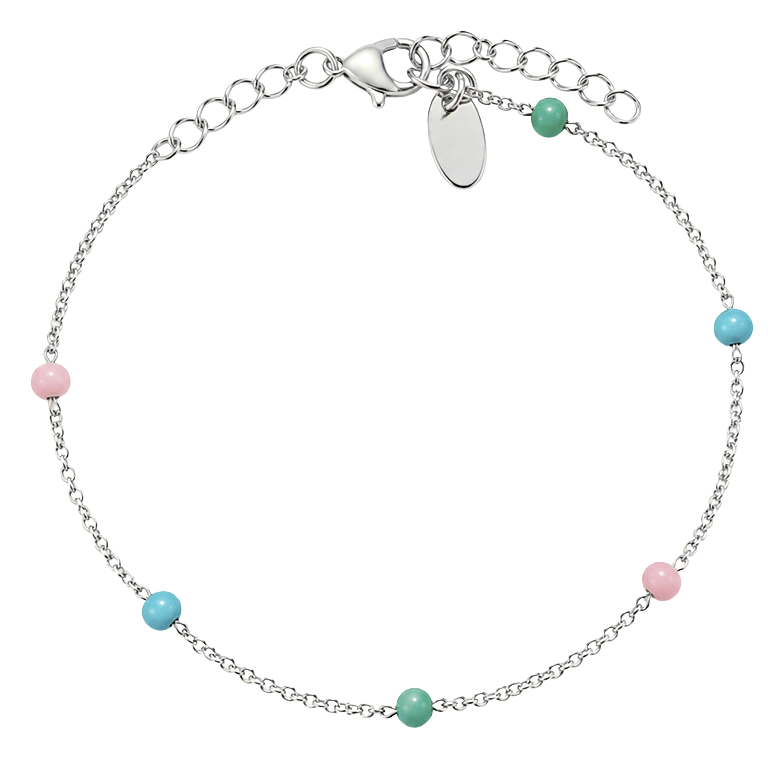 Enamel sølv armbånd 601-S64 — produktfoto