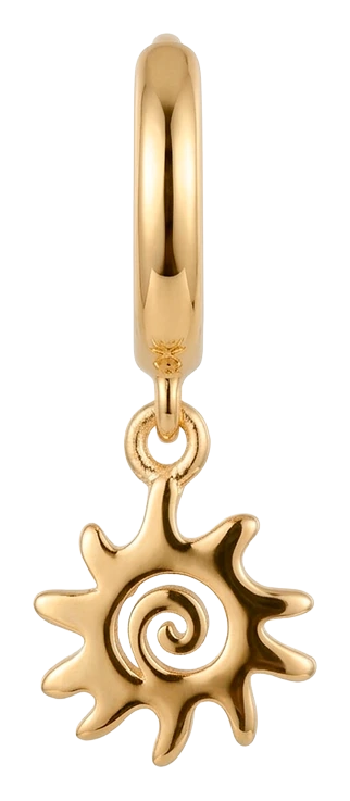 Solar Soul charm 6 mm forgyldt sølv 610-G153 — produktbilde