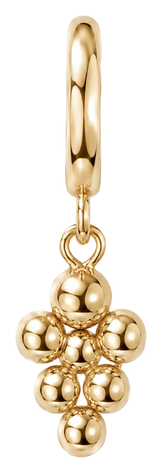 Bubbles charm 6 mm sølv 610-G154