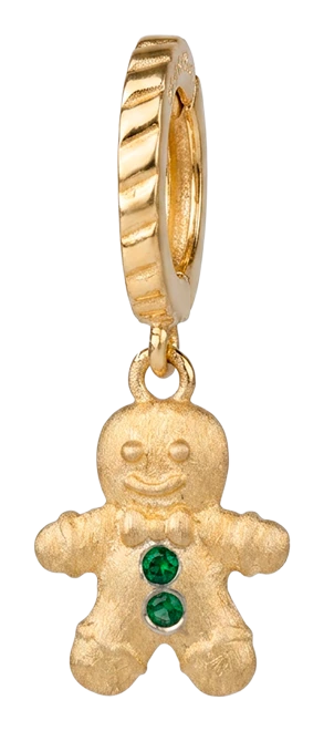 Ginger Bread charm 6 mm forgyldt 610-G160