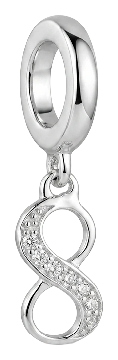 Eternity hænger charm 6 mm sølv 610-S158
