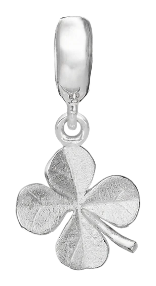 Clover Hænger Charm 4 mm Til Armbånd i sterlingsølv 623-S388 — Produktfoto