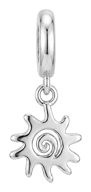 Solar Soul charm 4 mm sølv 623-S394 — produktfoto