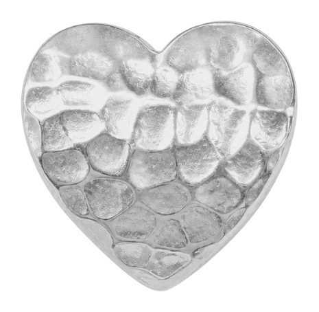 Special Heart charm 4 mm sølv 630-S300 — Produktfoto