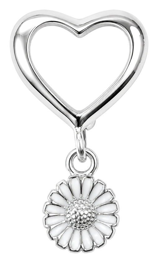 Marguerites With Love charm 6 mm sølv 630-S302