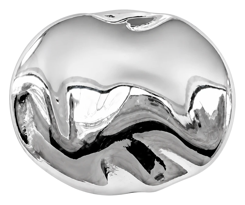 Organic Art charm 6 mm sølv 630-S307 — produktbilde