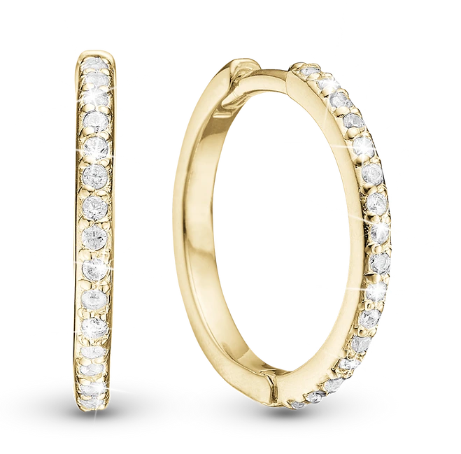 Twinkle Hoops i forgyldt sterlingsølv 670-G52 — product photo