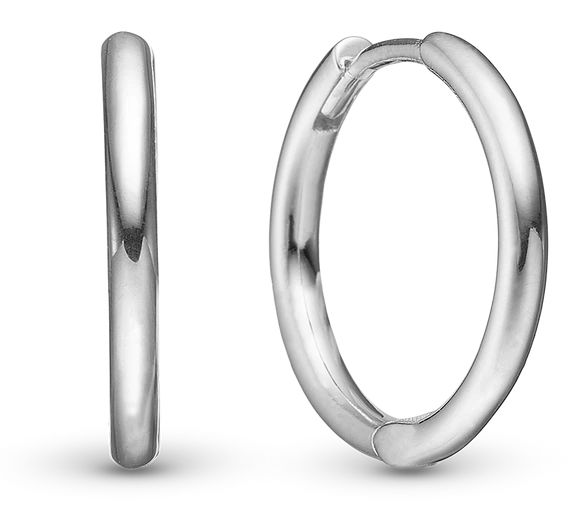 Shiny Hoops 13mm i sterlingsølv 670-S59 — produktfoto