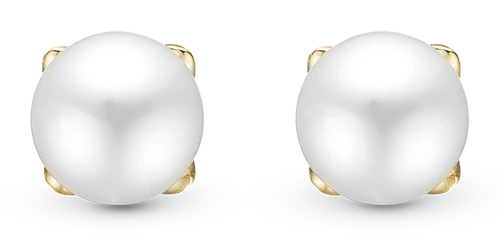 Pearls Ørestikker i forgyldt sterlingsølv 671-G81 — produktfoto