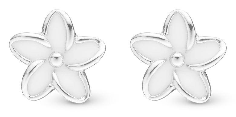 Enamel Flowers Ørestikker i sterlingsølv 671-S02 — produktbilde