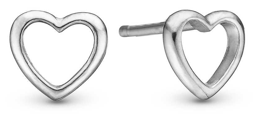 True Heart Ørestikker i sterlingsølv 671-S108 — produktfoto