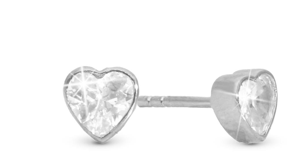 Sparkling Love Ørestikker i sterlingsølv 671-S149 — Produktfoto