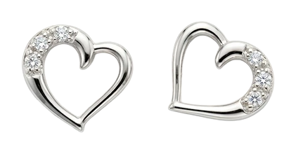 Love Story ørestikker sølv 671-S151