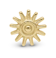 Sunshine Enkelt Ørestik / Single Stud i forgyldt sterlingsølv 676-G30 — produktbilde
