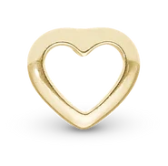 True Heart Enkelt Ørestik / Single Stud i forgyldt sterlingsølv 676-G32 — produktbilde