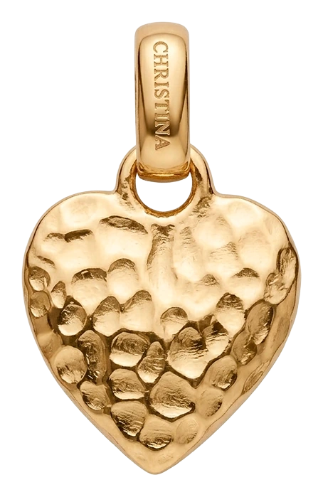 Special Heart vedhæng forgyldt sølv 680-G173