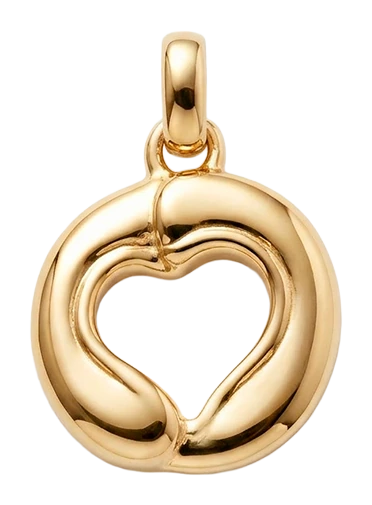 Embraced Love vedhæng forgyldt sølv 680-G174 — Produktfoto