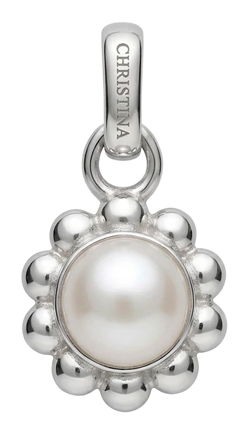 Flower Pearl vedhæng sølv 680-S176