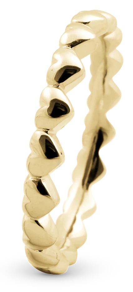 Million Love Ring i forgyldt sterlingsølv 800-1.5.B — produktfoto