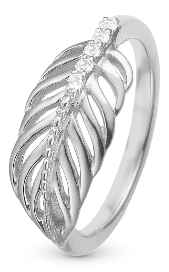 Feather Ring i sterlingsølv 800-2.15.A — Produktfoto