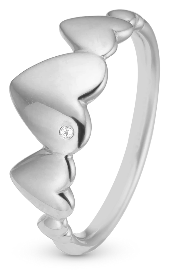 Hearts for Ever Ring i sterlingsølv 800-2.18.A — Produktfoto