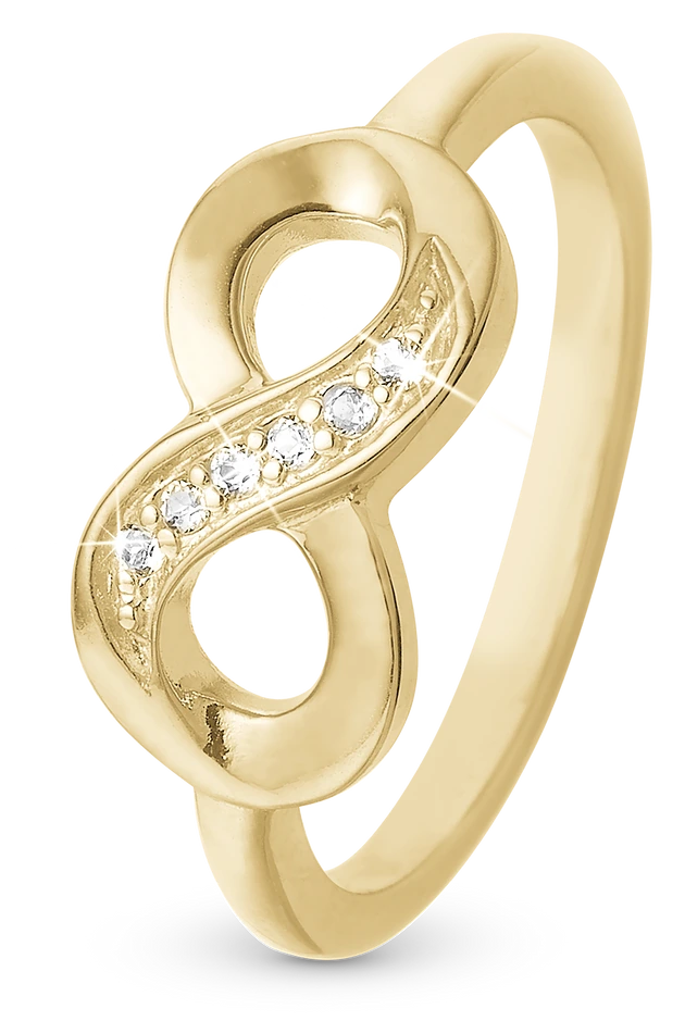 Eternity Ring i forgyldt sterlingsølv 800-2.20.B — Produktfoto