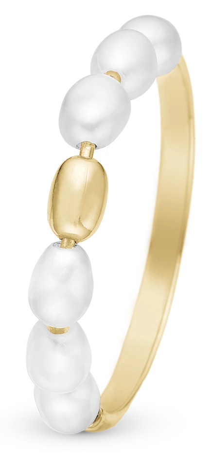 Magical Pearls Ring i forgyldt sterlingsølv 800-2.27.B — Produktfoto