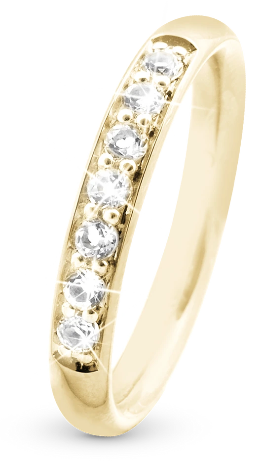 Queen Ring i forgyldt sterlingsølv 800-3.7.B