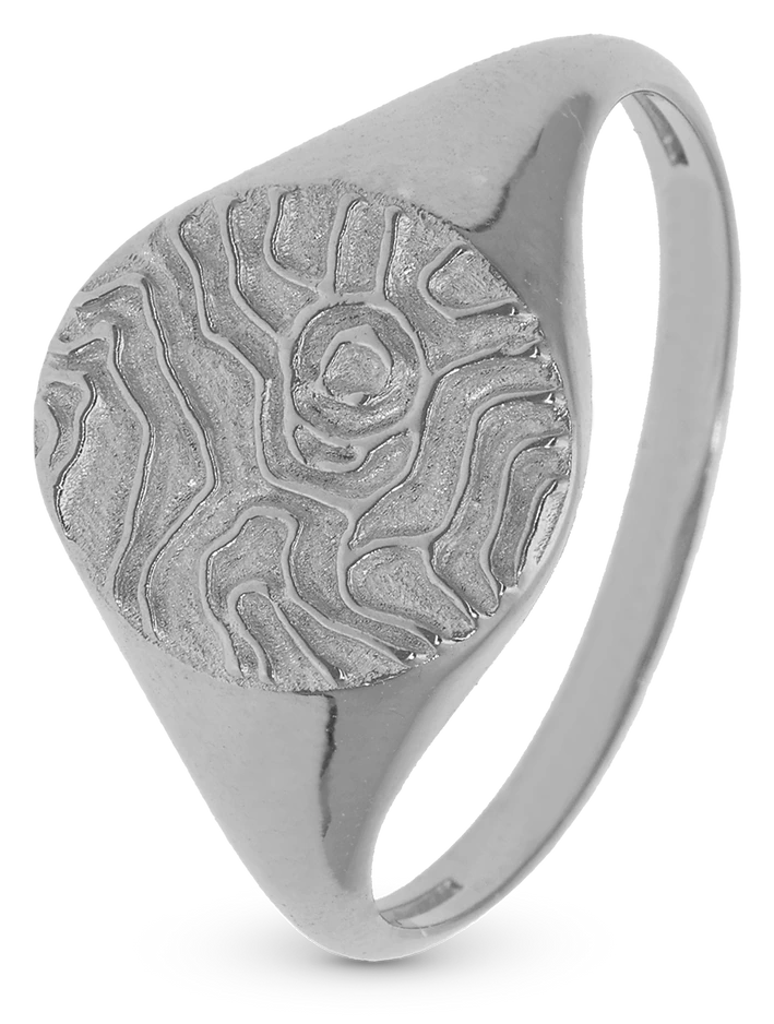 Fingerprint Ring i sterlingsølv 800-4.14.A — produktfoto