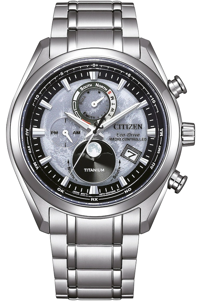 Eco-Drive Moon Phase Titanium Radio Controlled BY1010-81H