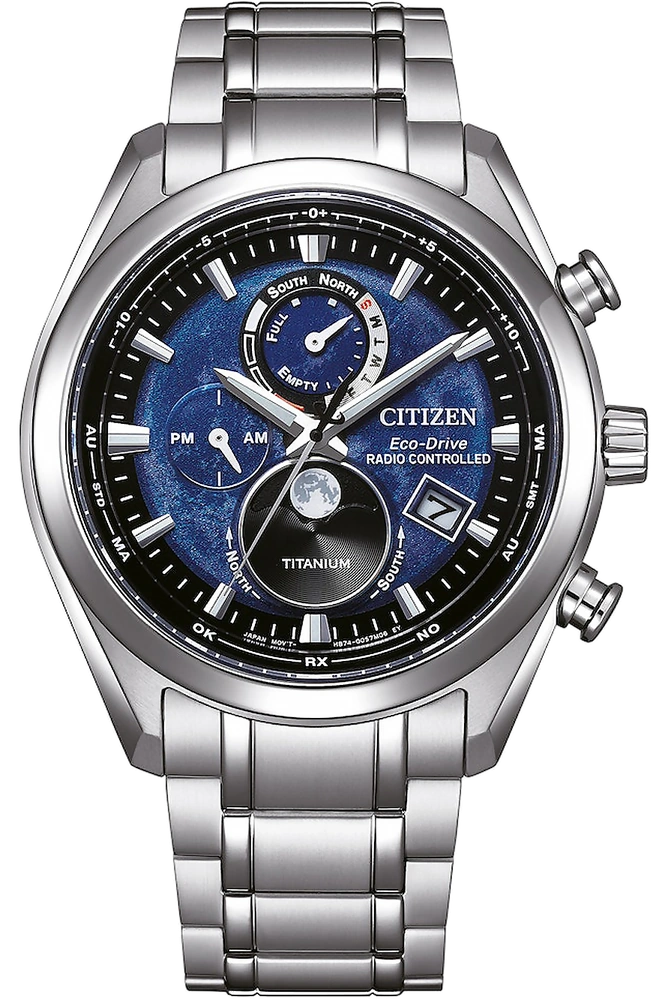 Eco-Drive Moon Phase Titanium Radio Controlled BY1010-81L